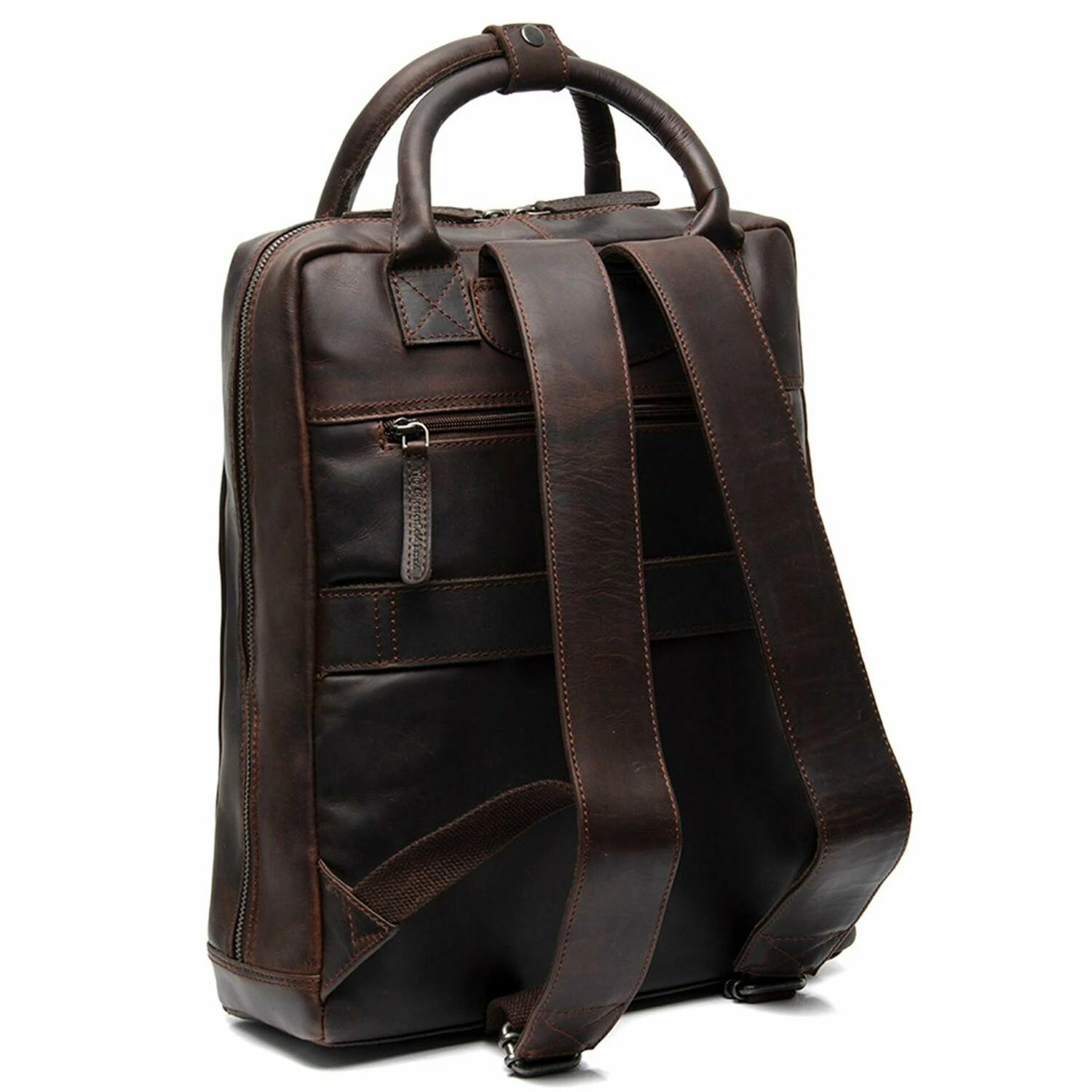 Wax Pull Up Georgia Mochila Piel 36 Cm Compartimento Para El Portátil 4 Wax Pull Up Georgia Mochila Piel 36 Cm Compartimento Para El Portátil - Imagen 2