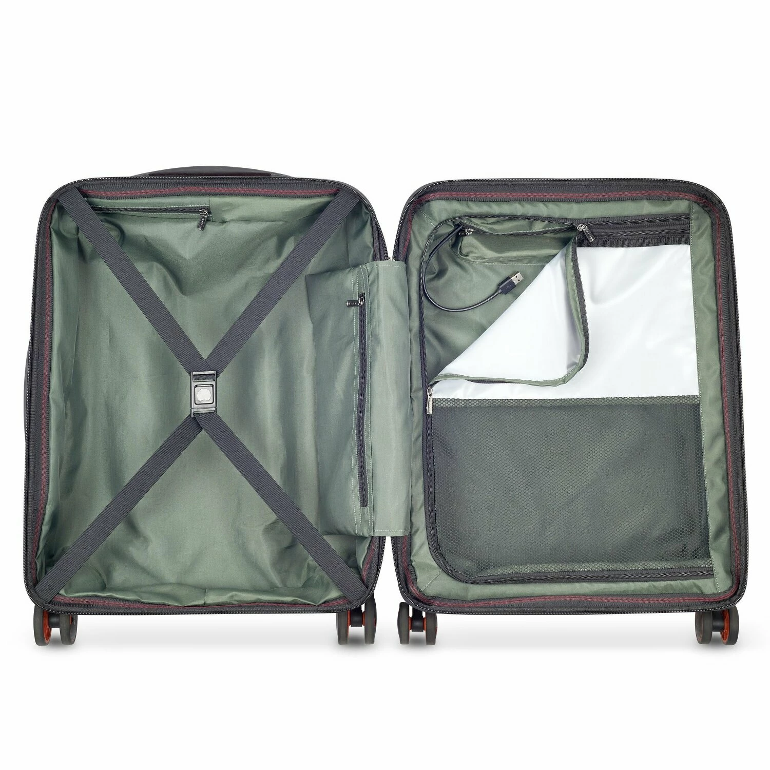 Delsey Carro De Cabina De 4 Ruedas Cactus Slim Line 55 Cm 5 Delsey Carro De Cabina De 4 Ruedas Cactus Slim Line 55 Cm - Imagen 3