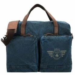 Vintage Aviator Bolsa De Viaje 45 Cm Compartimento Para El Portátil